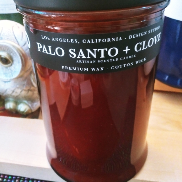 EAST WEST ARTISAN SCENTED CANDLE PALO SANTO + CLOVE 80 HRS _ 19.04 OZ - Picture 2 of 3